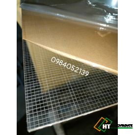 Tấm mica dẫn sáng caro, chấm bi