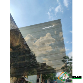 Poly tôn sóng màu trà